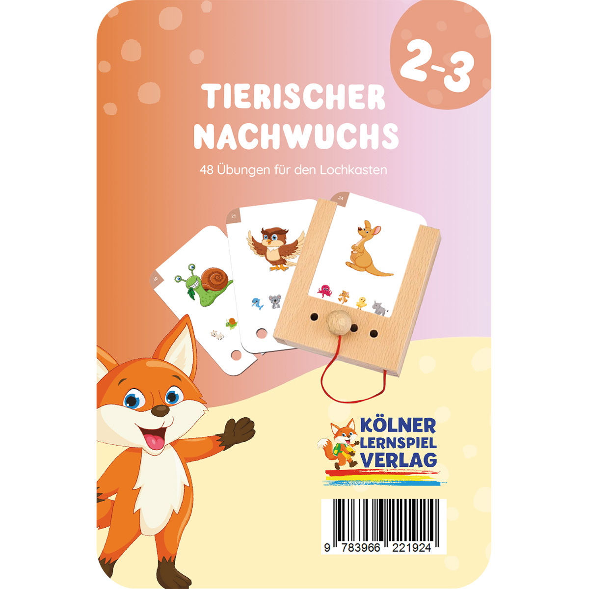 Lochkasten Kartensatz 2-3 Tierischer Nachwuchs Lochkasten Kartensatz 2-3 Tierischer Nachwuchs