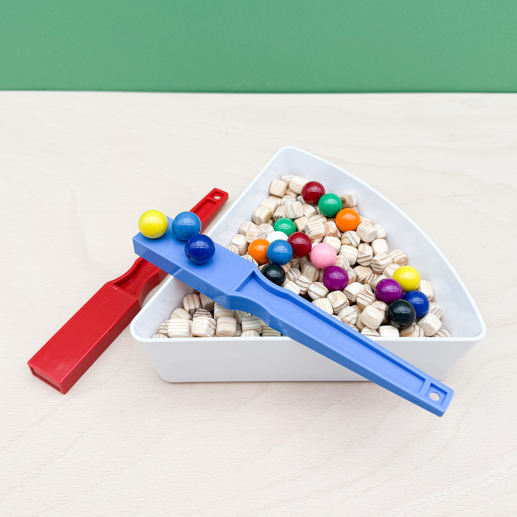 Magnetstab Set mit 20 Murmeln