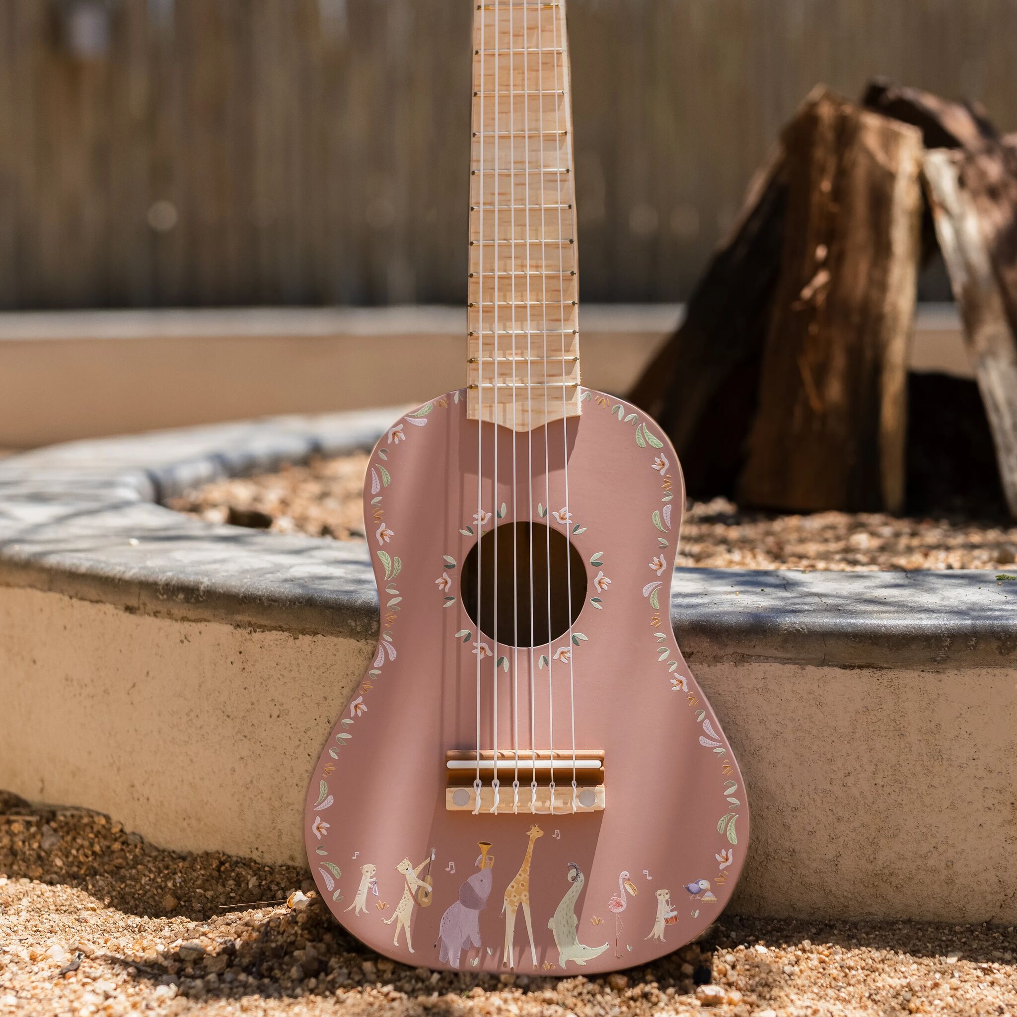 Gitarre Rosa Safari Friends