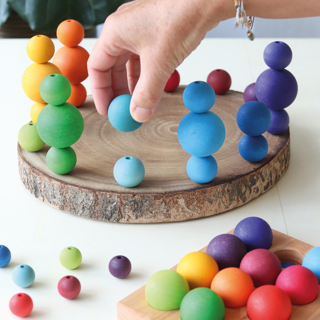 Kleine Holzkugeln Einzelstück Kleine Holzkugeln Einzelstück
