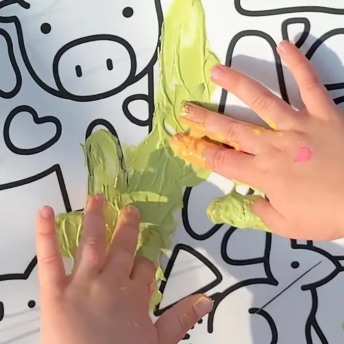 Fingermalfarben Pastell