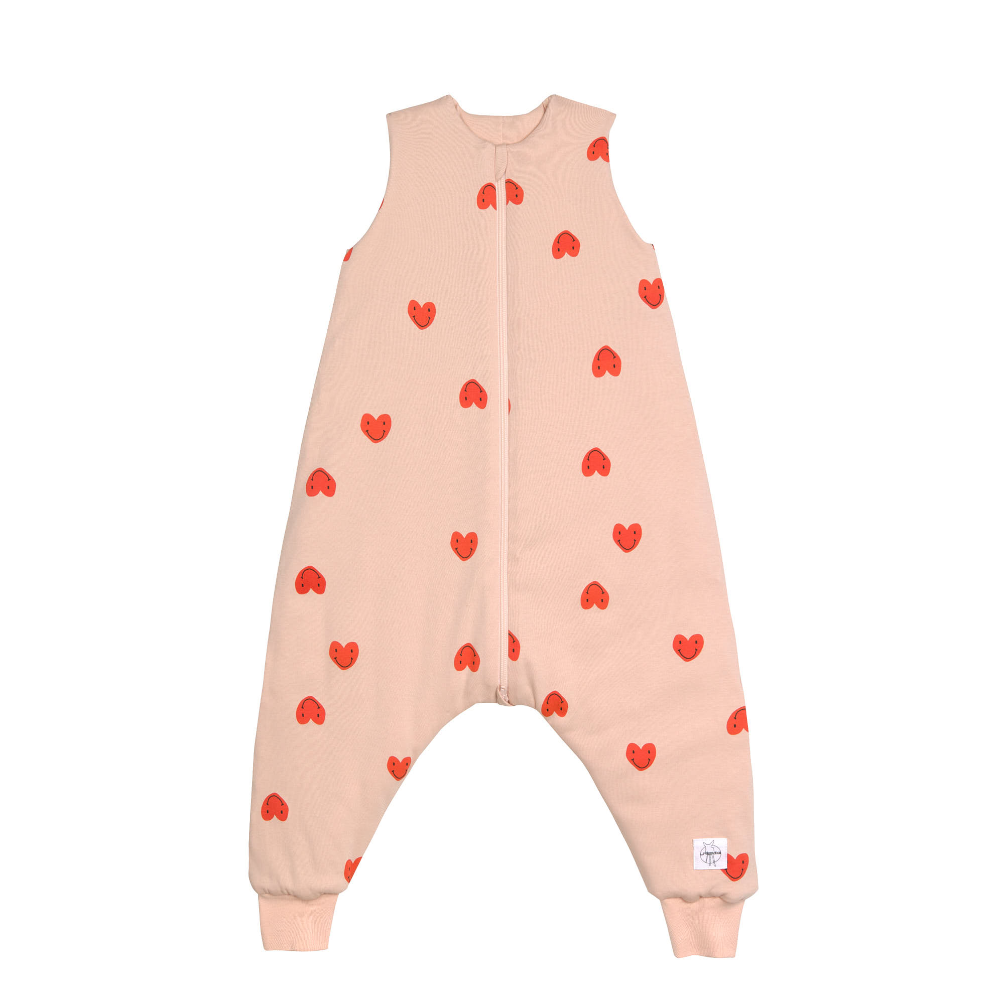 Schlafsack mit Füßen Heart Peach Rose 2,5 TOG Schlafsack mit Füßen Heart Peach Rose 2,5 TOG