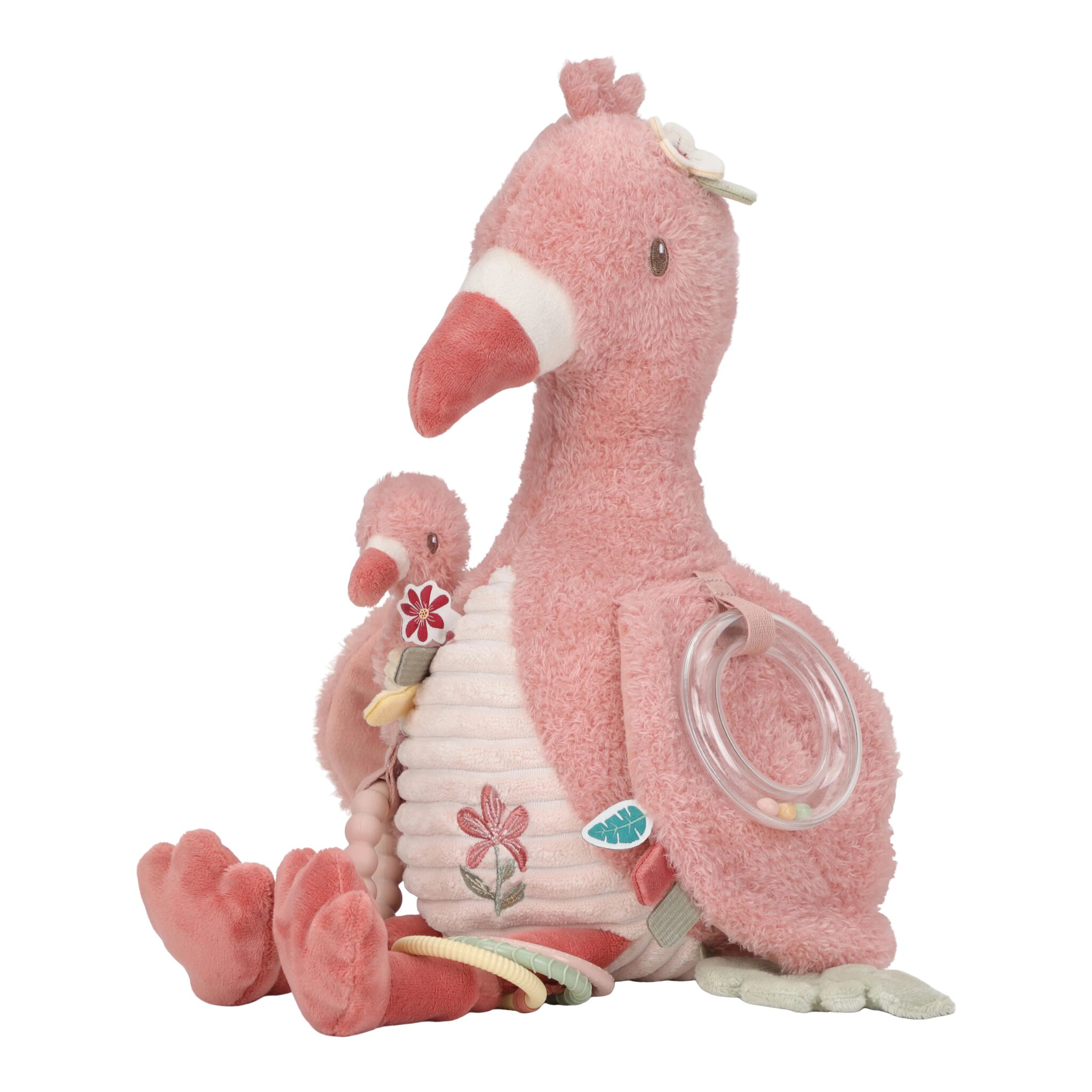 Aktivitäten Kuscheltier Flamingo