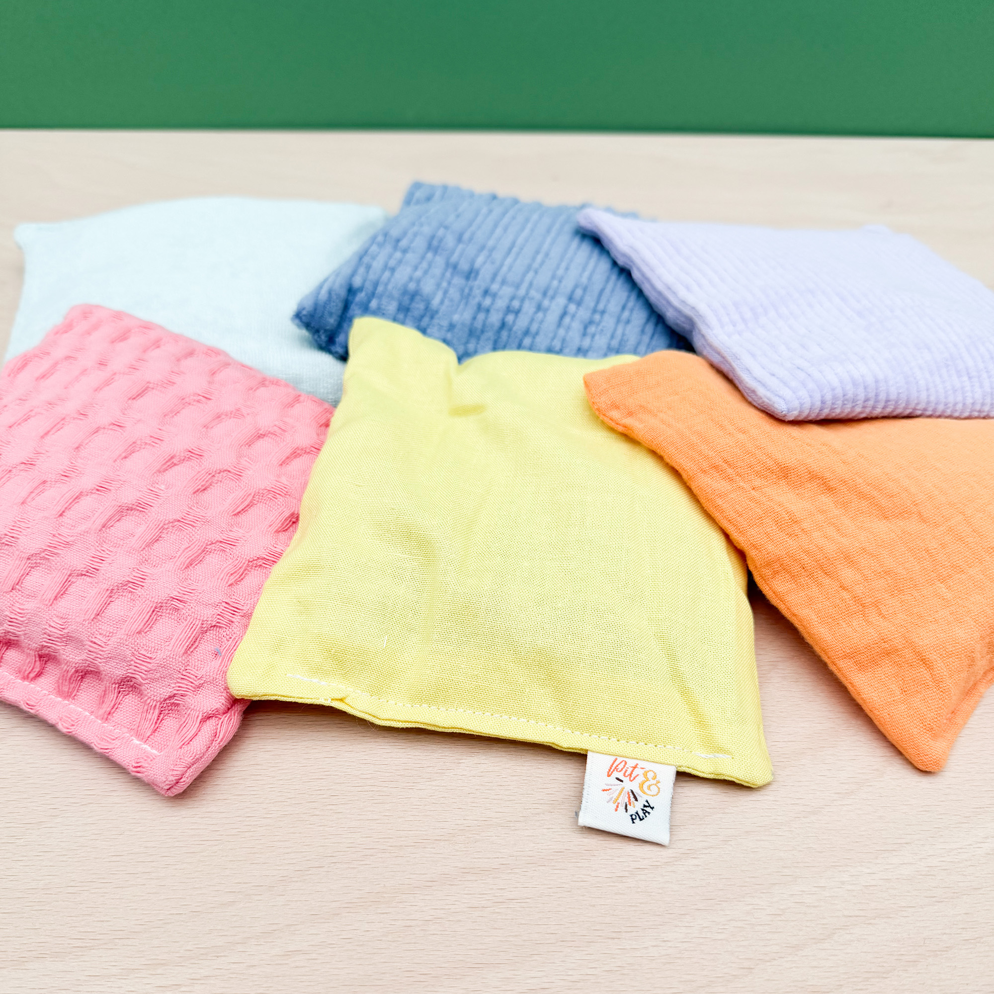 Sensorik Säckchen Pastell