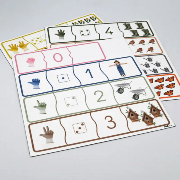 Magnetisches Lernpuzzle Ich lerne zu zählen Magnetisches Lernpuzzle Ich lerne zu zählen