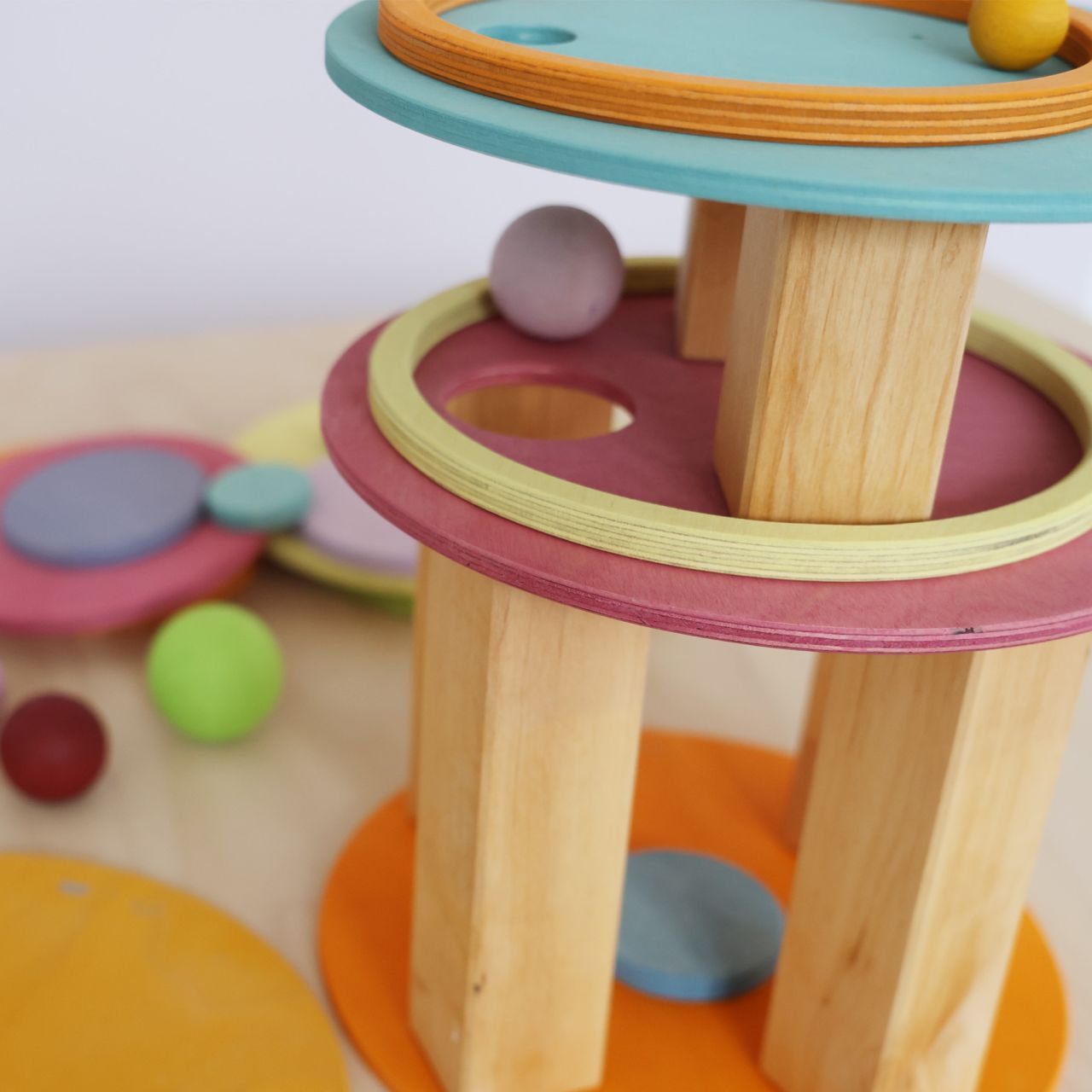 Konzentrische Kreise und Ringe Pastell