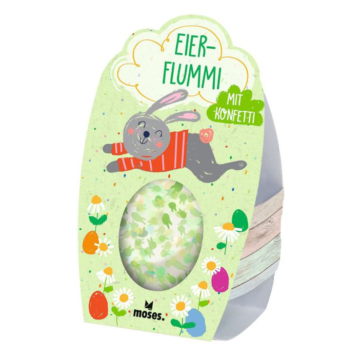 Glitzernder Eier-Flummi