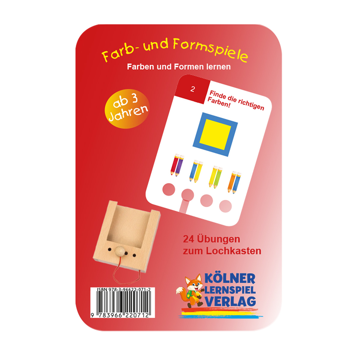 Lochkasten Kartensatz 3+ Farb- und Formenspiele Lochkasten Kartensatz 3+ Farb- und Formenspiele