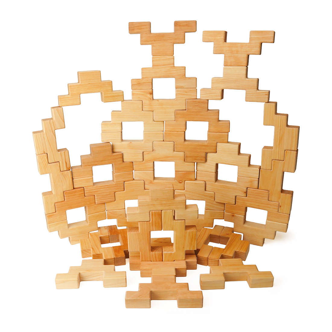 Treppenklötze Natur 40tlg.