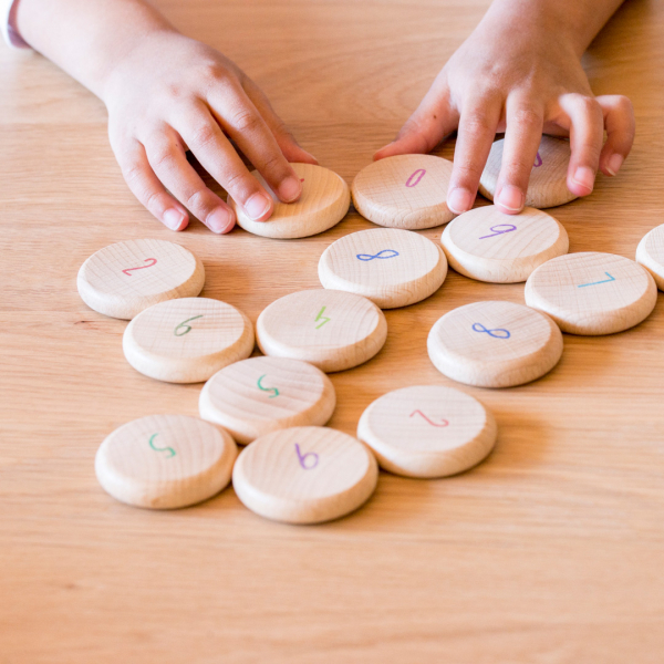 Holzspielzeug Set Coins To Count