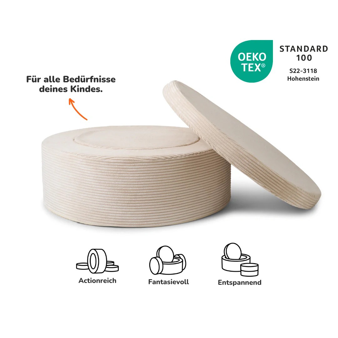 Donut Cord Creme Beige