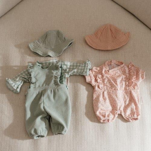 Baby-Puppenkleidung Grün Baby-Puppenkleidung Grün