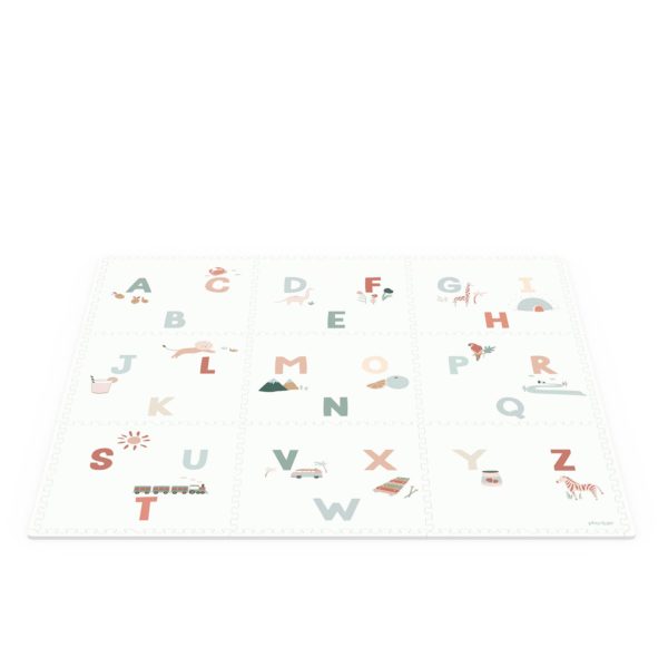 2 in 1 Spielmatte Alphabet/Terrazzo