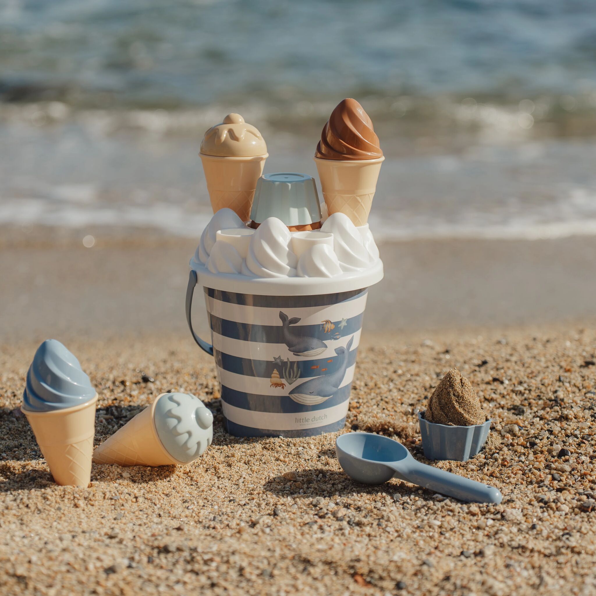 Eiscreme Eimer Set Ocean Dreams Blau