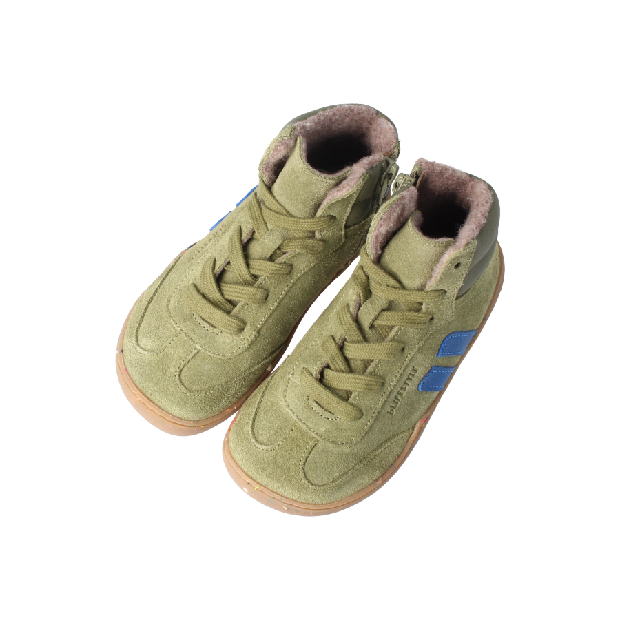 Barfußschuh wildbienenSTYLE khaki Wolle