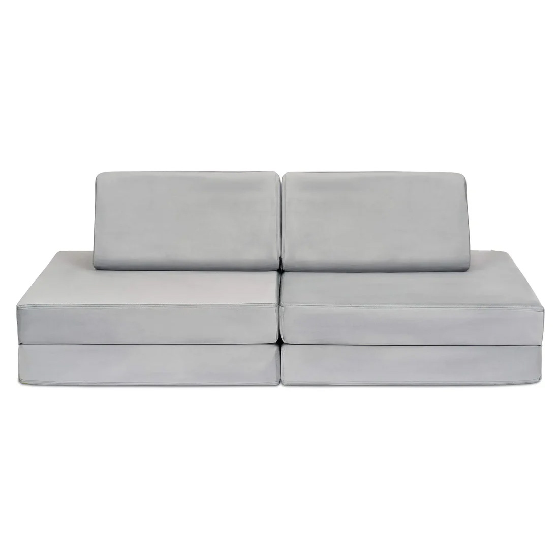 Mini Spielsofa Velours Mond Grau Mini Spielsofa Velours Mond Grau