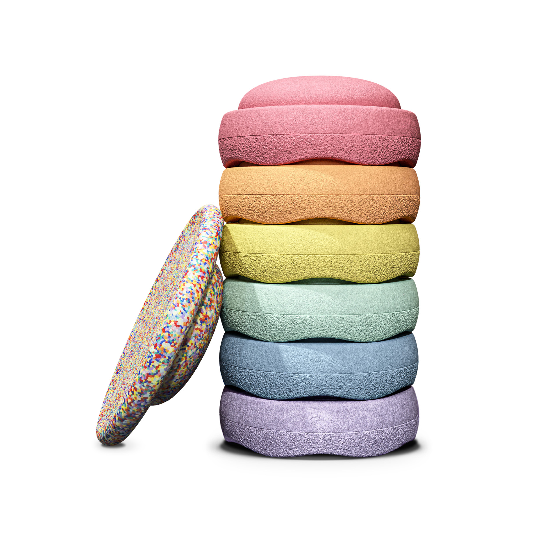 Original Rainbow Set Pastell 6+1 Gratis Board Super Confetti