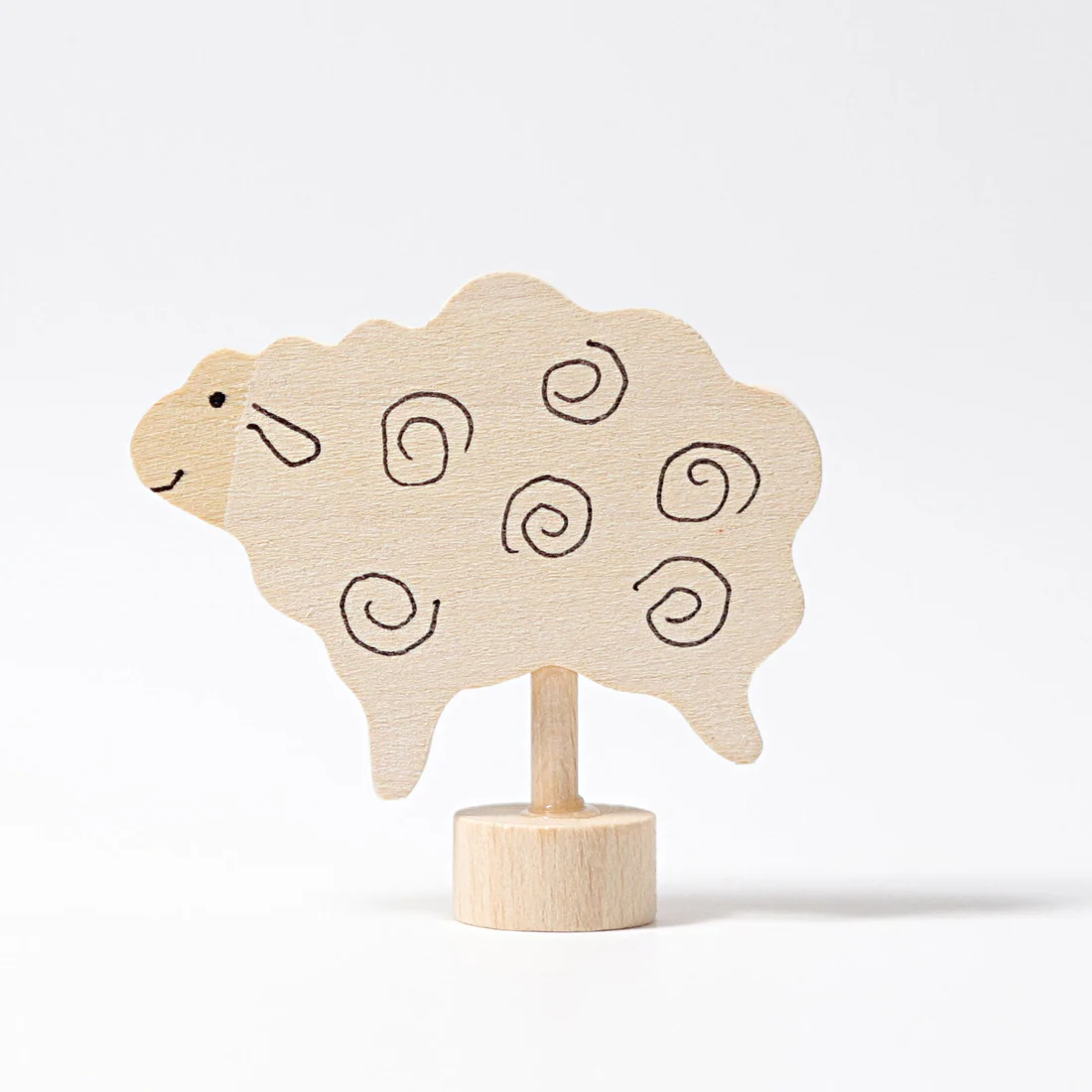 Steckfigur stehendes Schaf