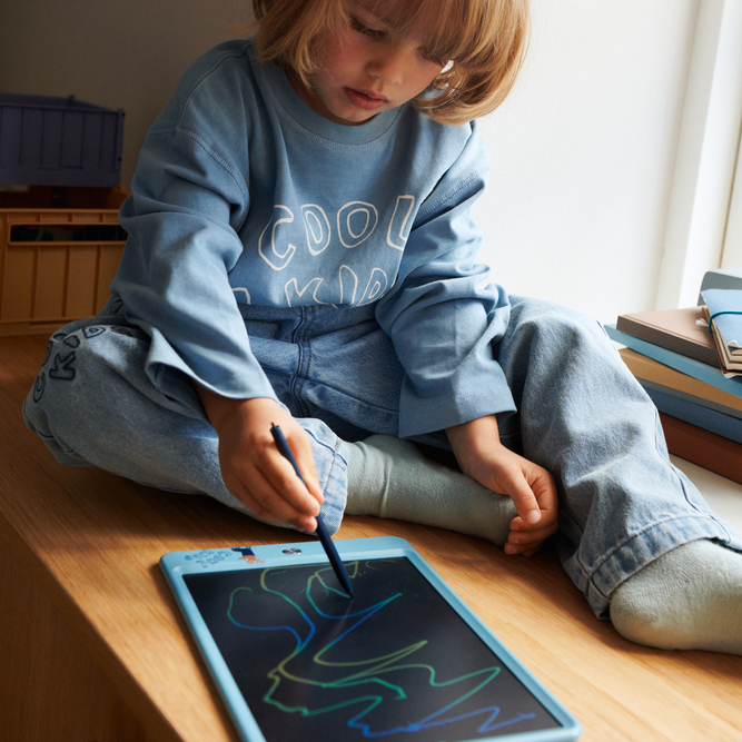 Zora Magisches Zeichenbrett Tiger / Beach blue