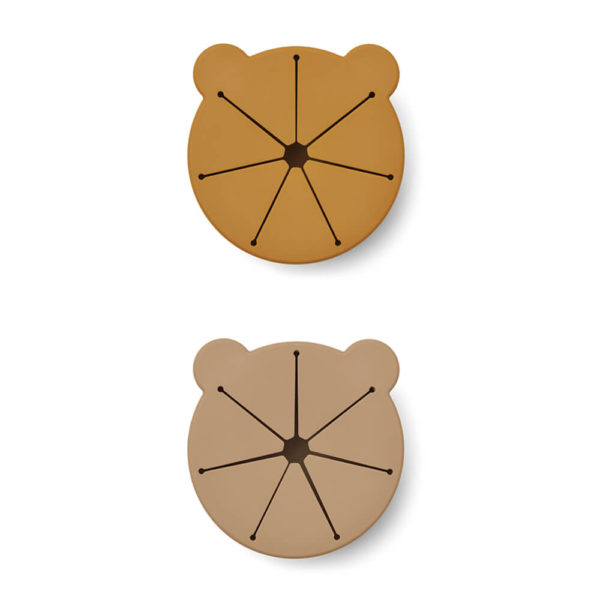 Snack Cup Set Kelly Bär Dark Rose/Mustard Mix