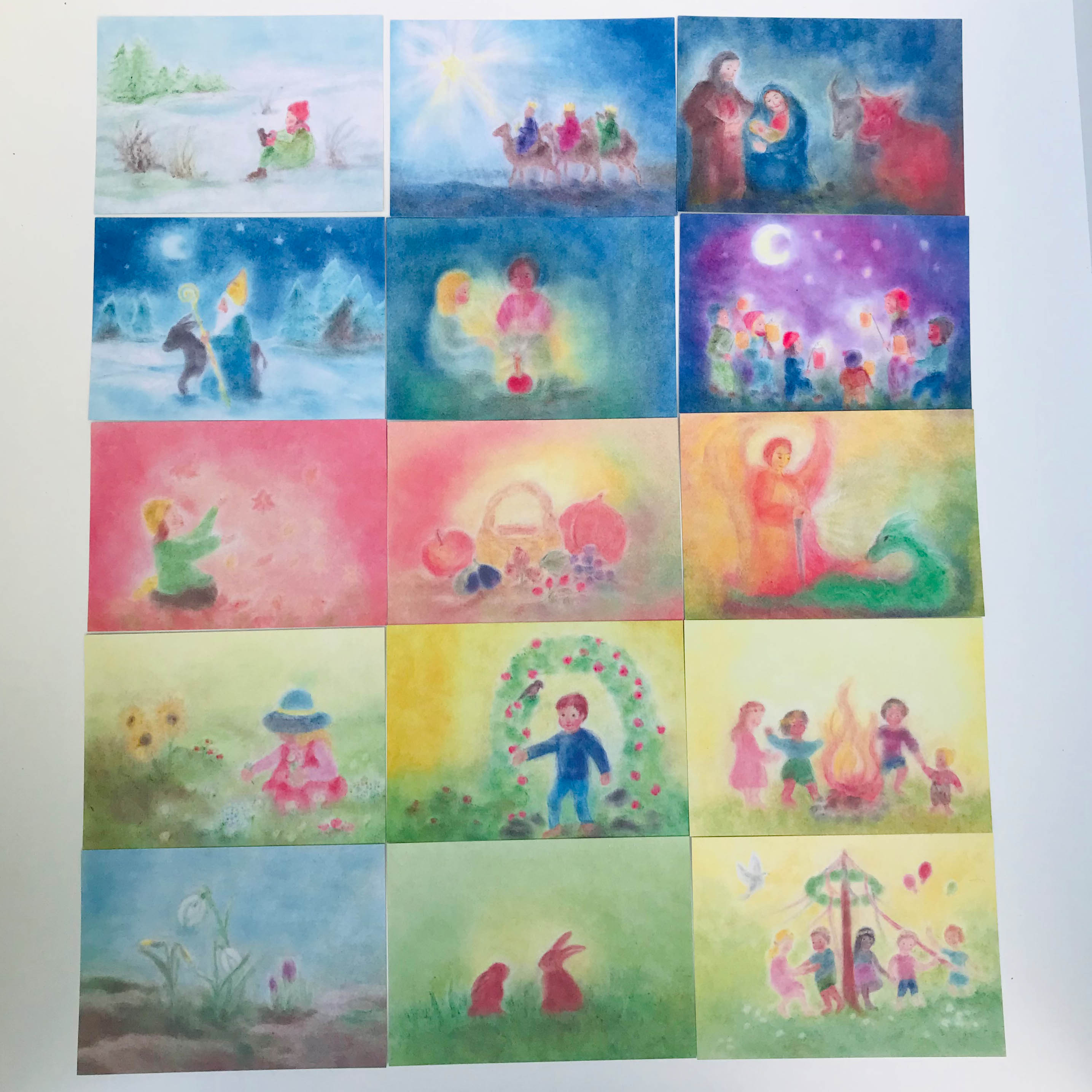 Postkartenset Jahreslauf