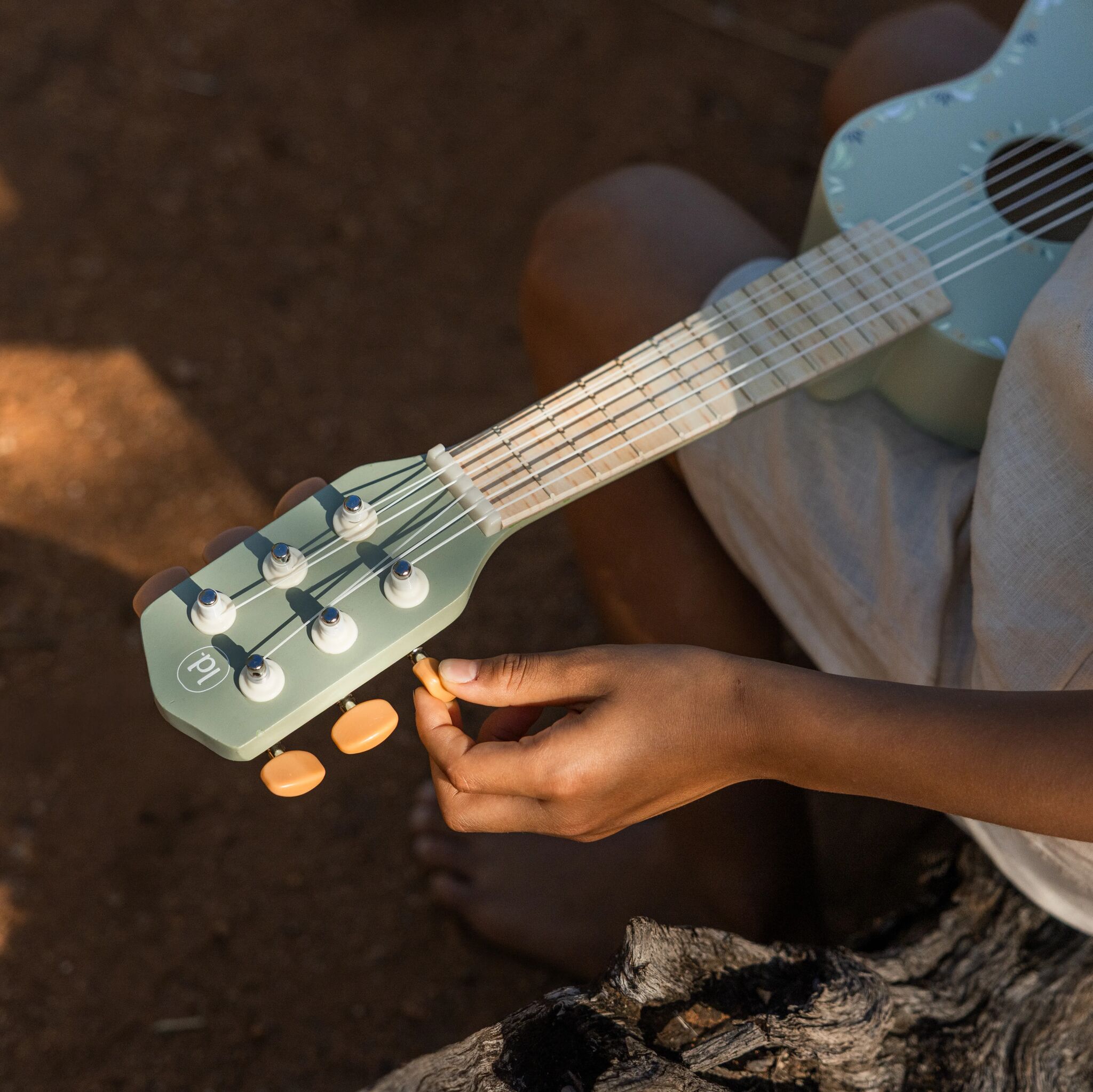 Gitarre Grün Safari Friends