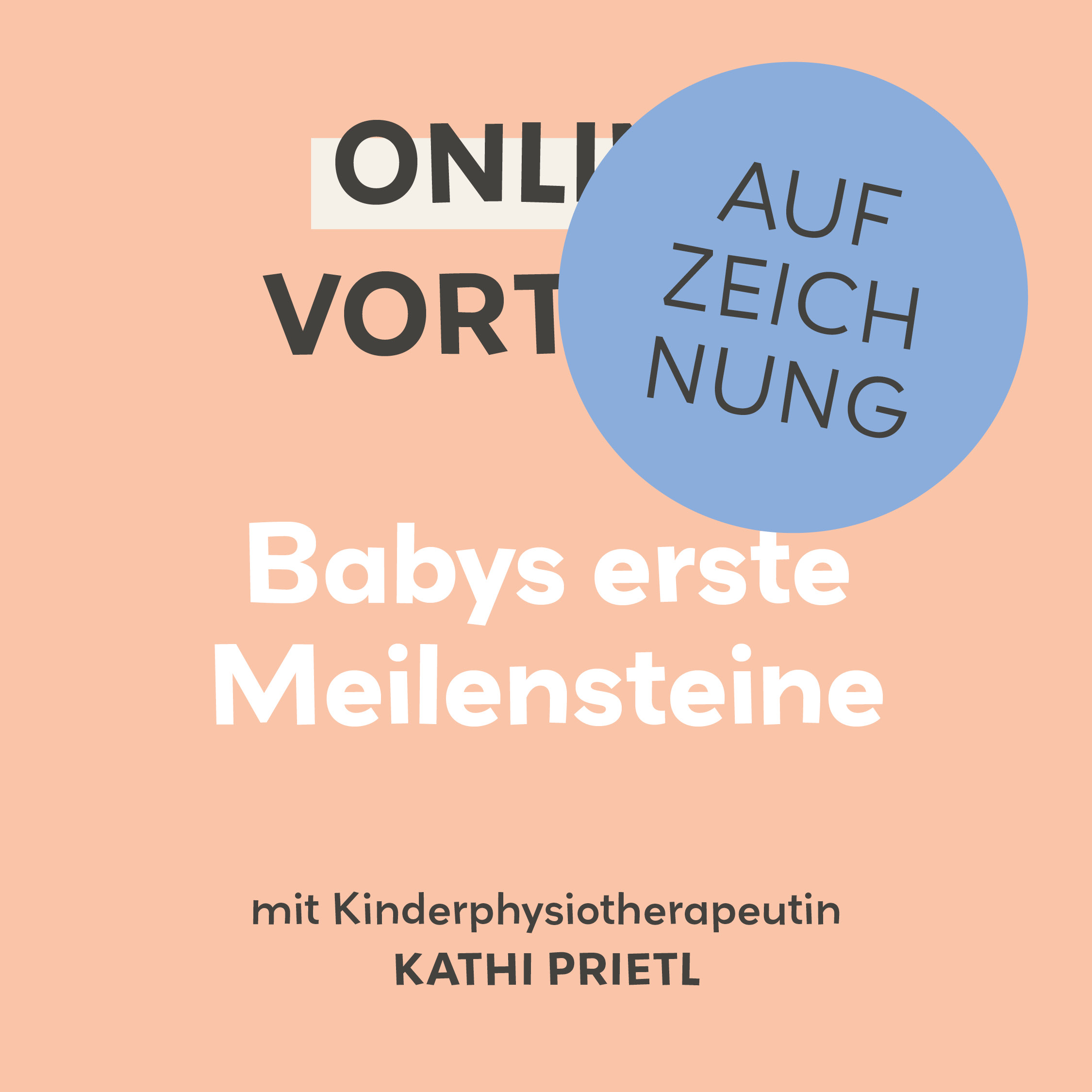 Aufzeichnung Online-Vortrag Babys erste Meilensteine