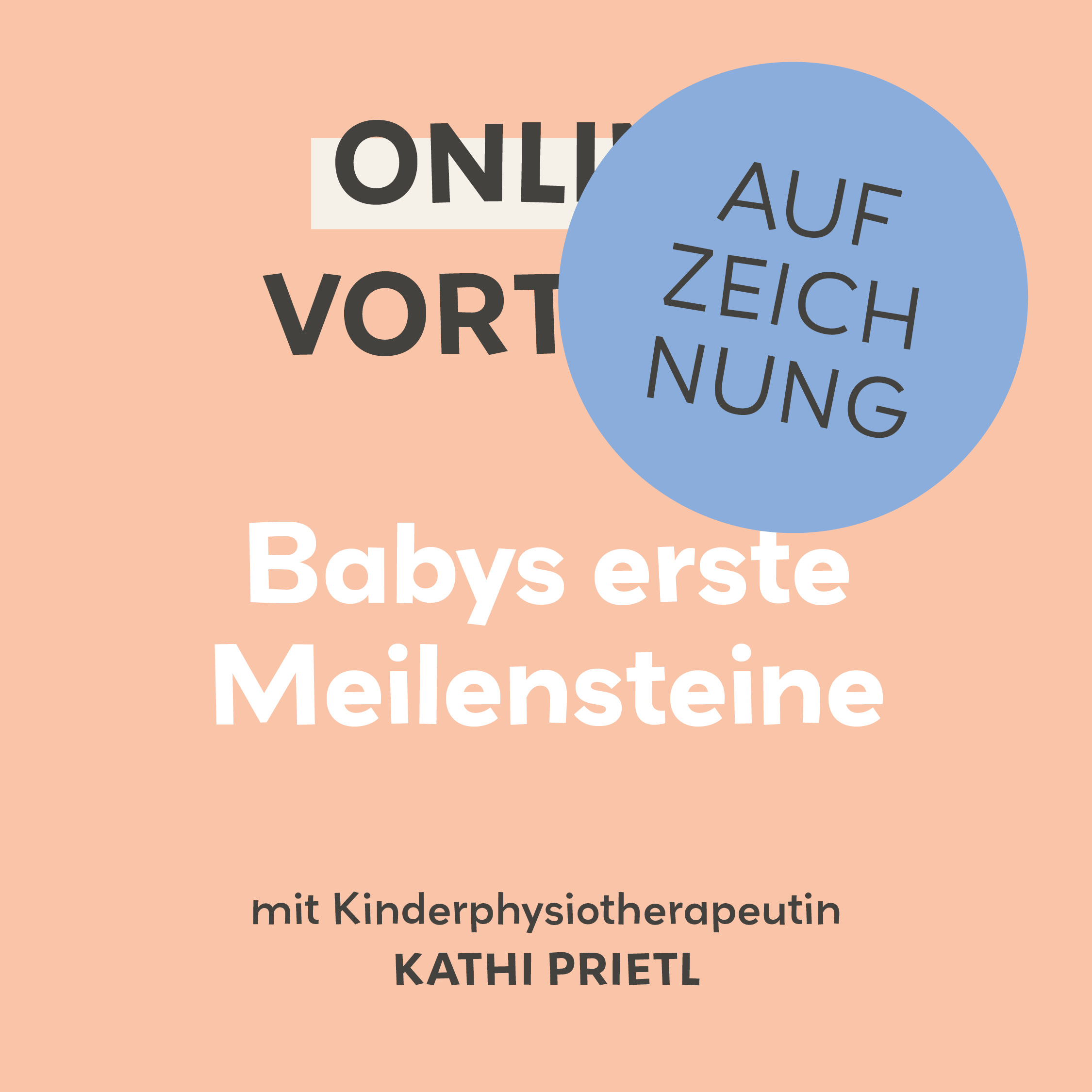 Aufzeichnung Online-Vortrag Babys erste Meilensteine Aufzeichnung Online-Vortrag Babys erste Meilensteine
