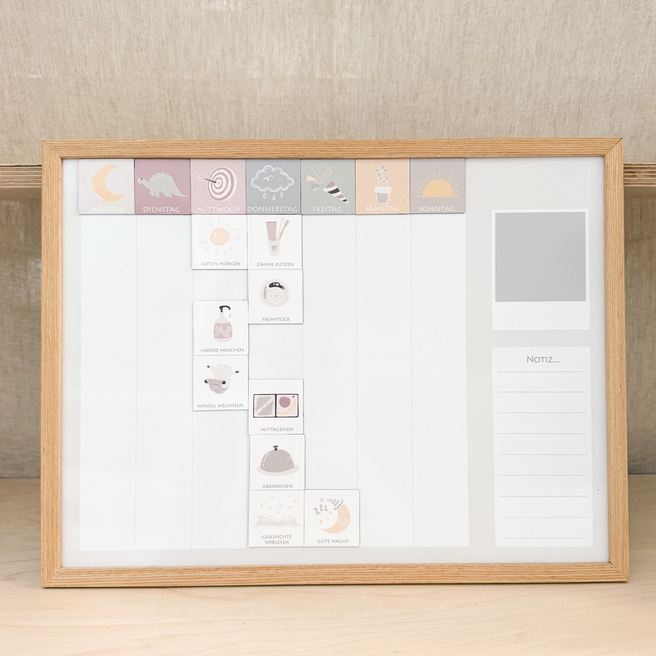 Magnet Set Tagesablauf