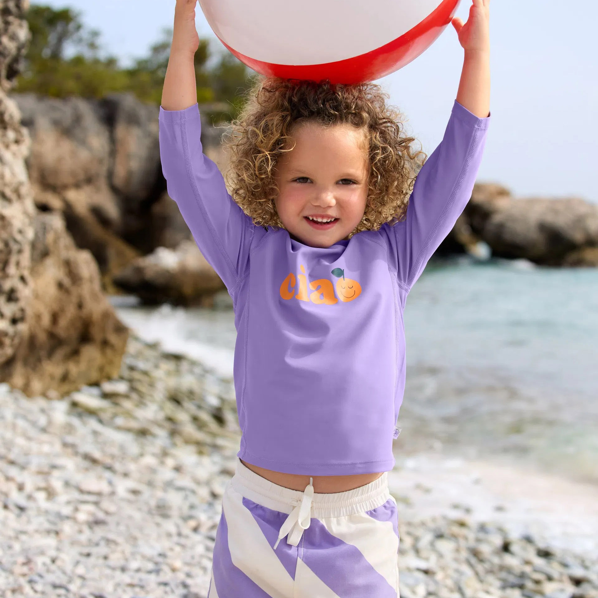 UV-Shirt langarm Ciao Lila