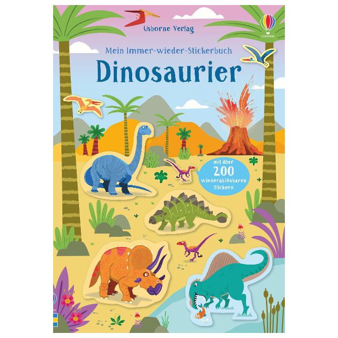 Mein Immer-wieder-Stickerbuch Dinosaurier