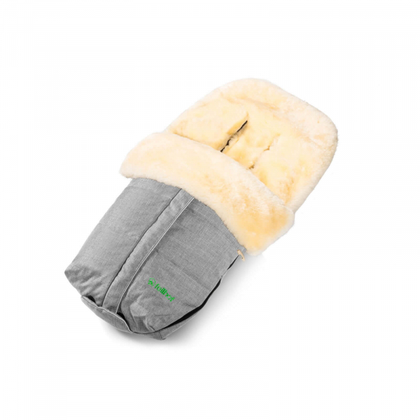 Kinderwagenfellsack Wengen Black Melange