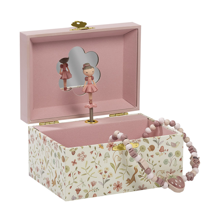 Schmuckkästchen mit Musik Rosa