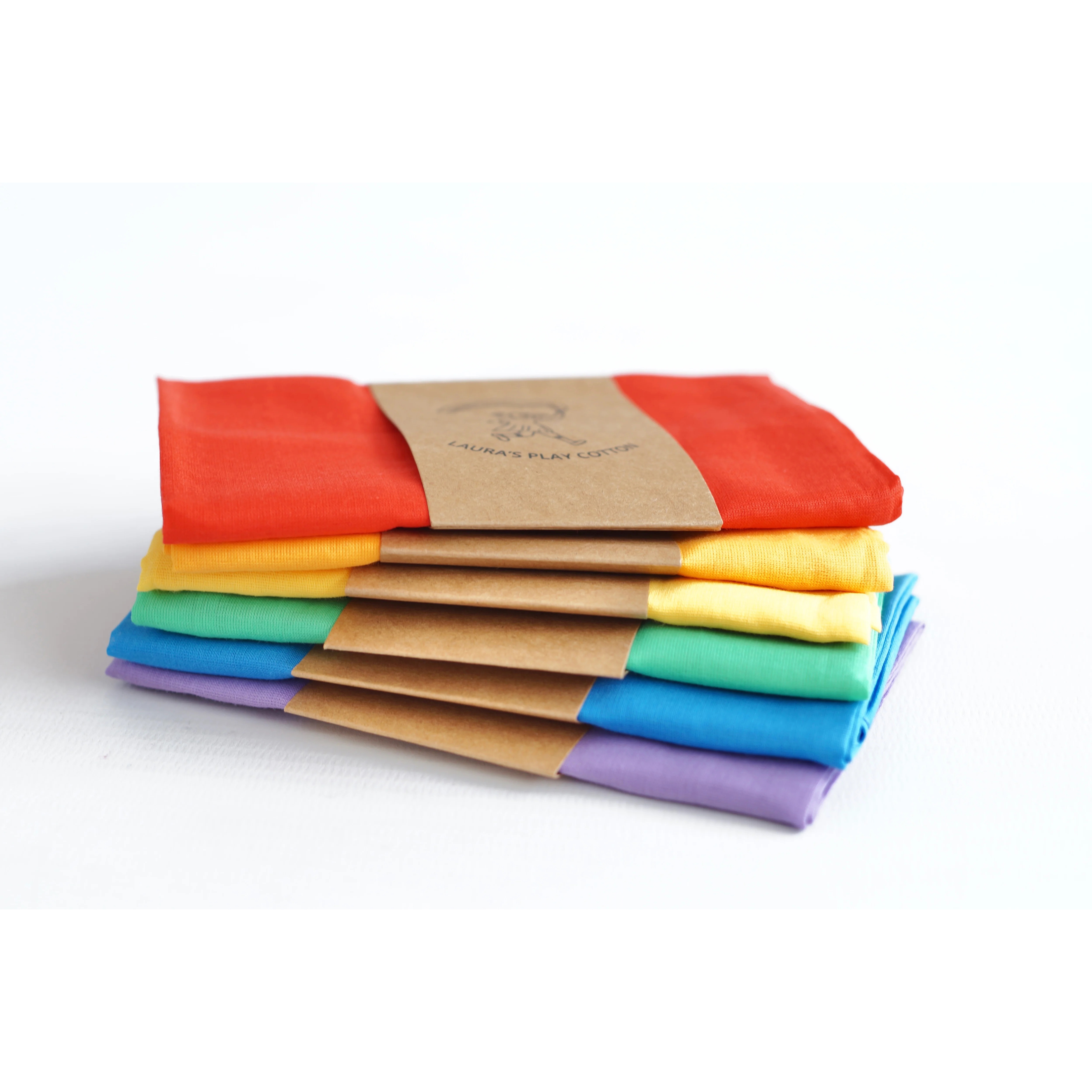 Spieltuch Set Rainbow Classic 50 x 50 cm