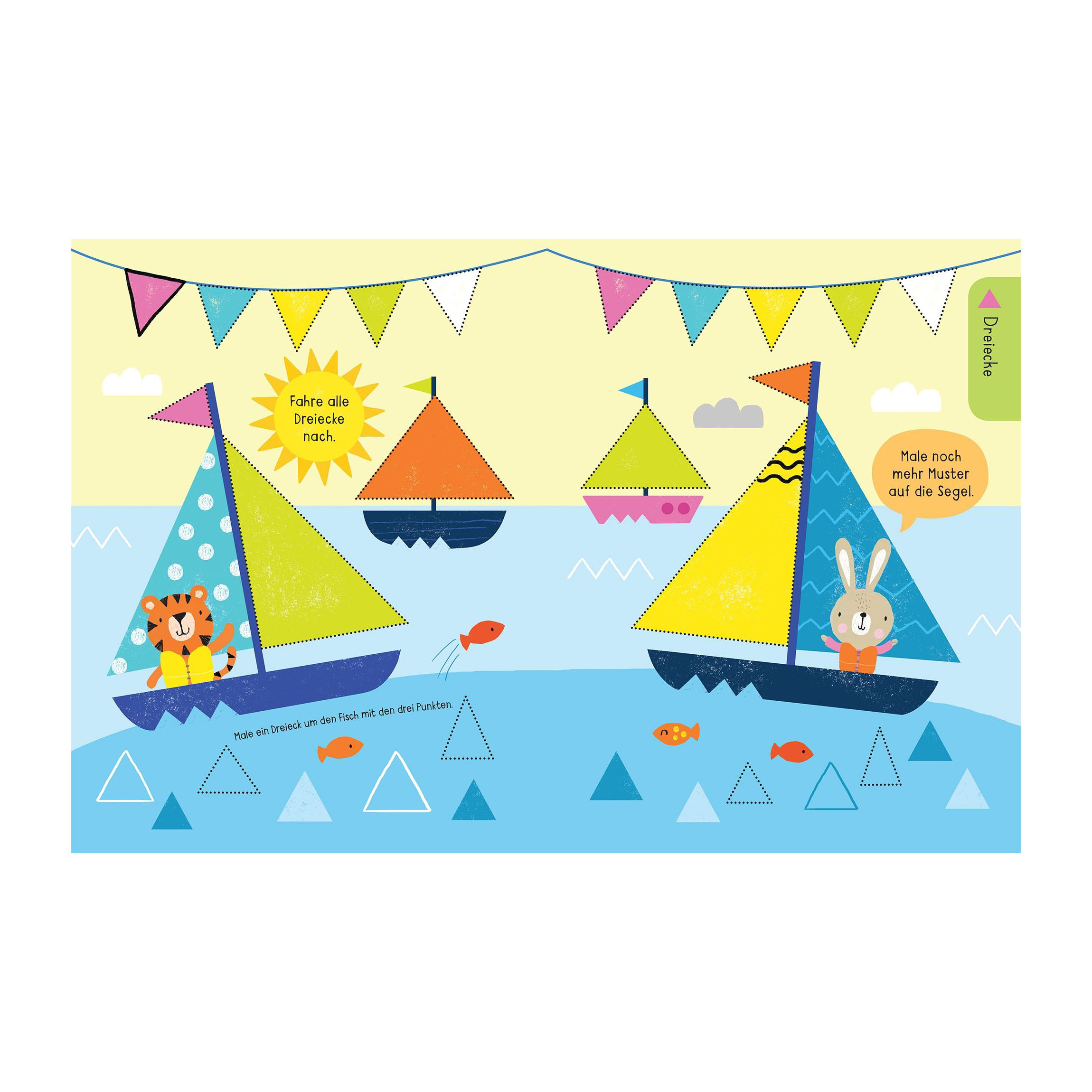 Mein Wisch-und-Weg Buch: Ich entdecke Formen!