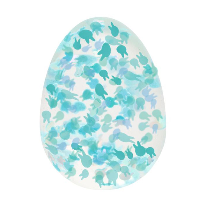 Glitzernder Eier-Flummi