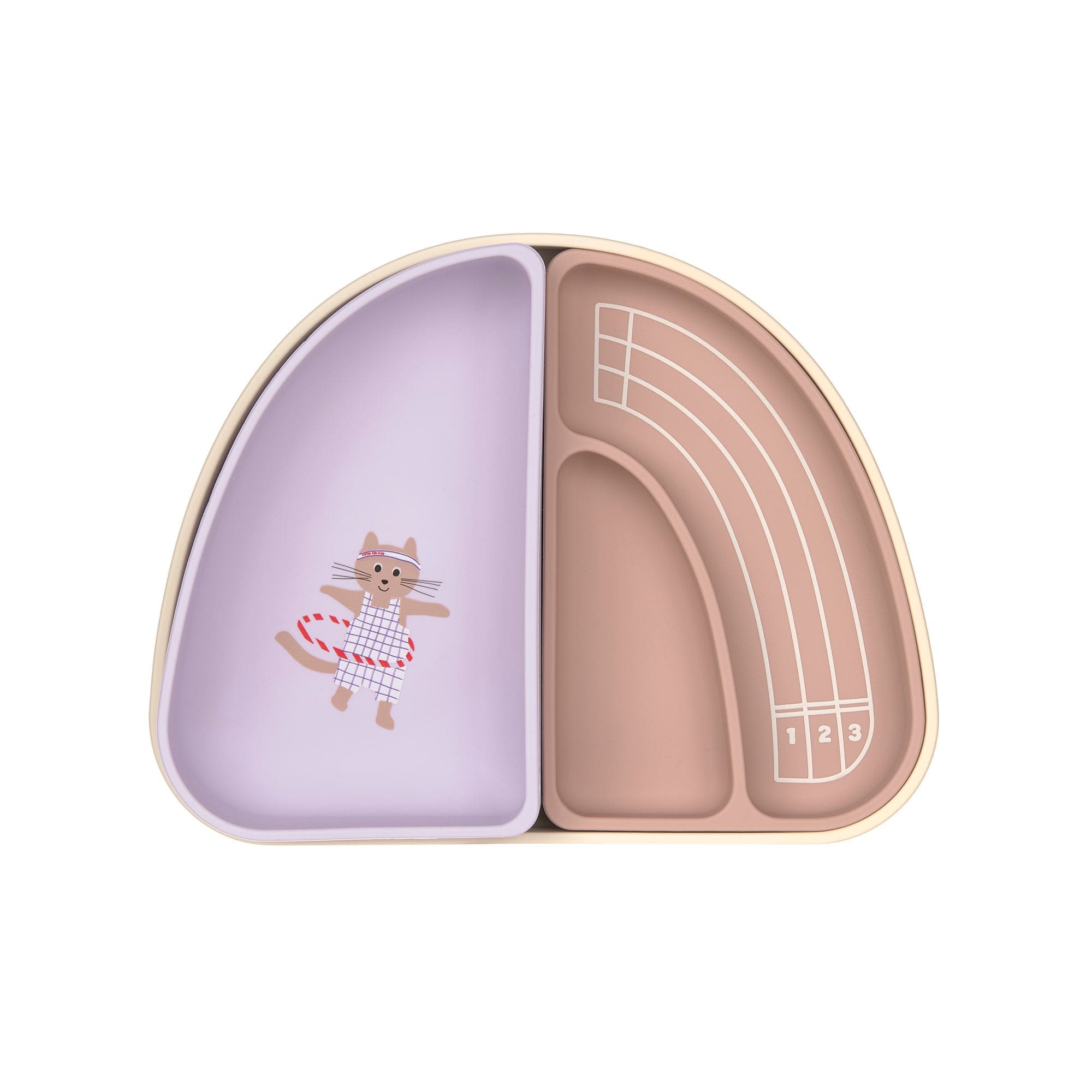 Menü Teller Set Tiny Team Cat