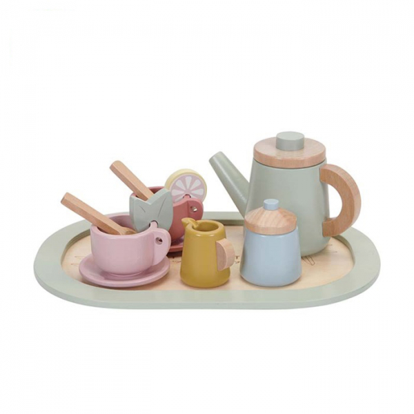 Tee Set Holz Bunt Tee Set Holz Bunt