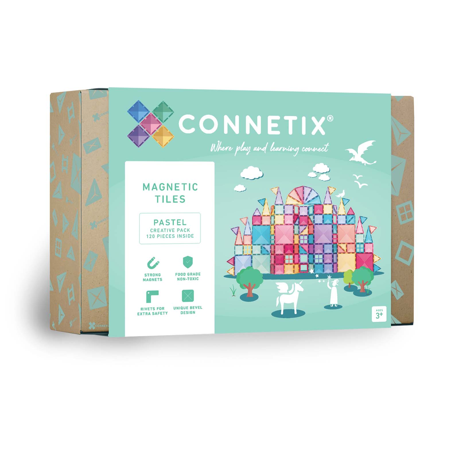 Magnetbausteine Pastel Creative Pack 120tlg.