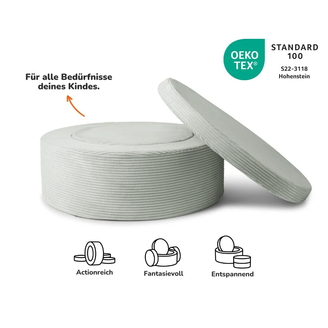 Donut Cord Salbei Grün