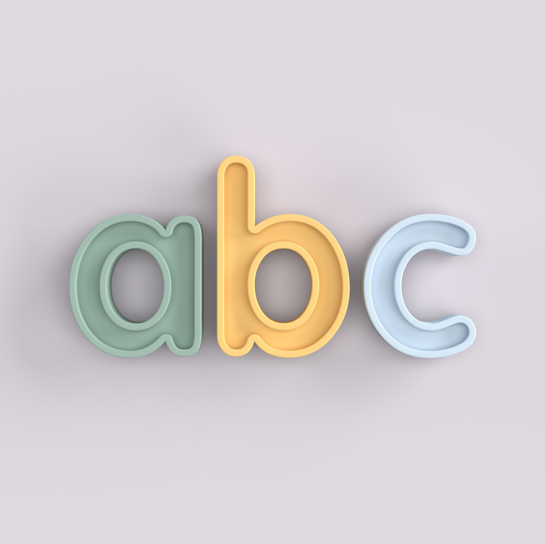 Alphabet Set Buchstabieren