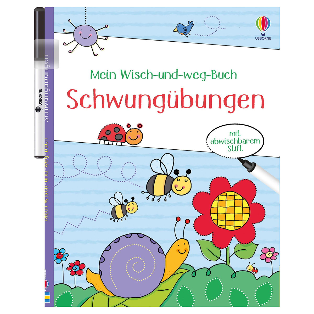Mein Wisch-und-Weg Buch: Schwungübungen