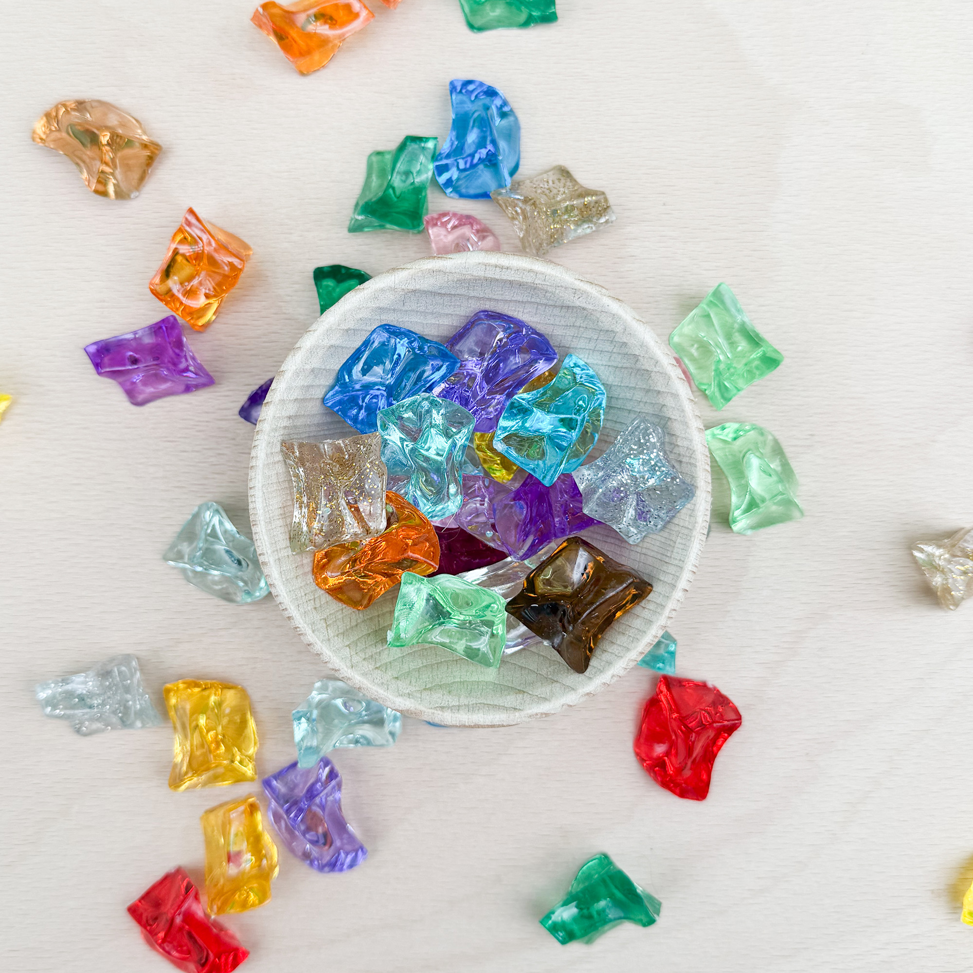 Legesteine 4 Elemente Feuer, Wasser, Erde, Luft 500tlg.