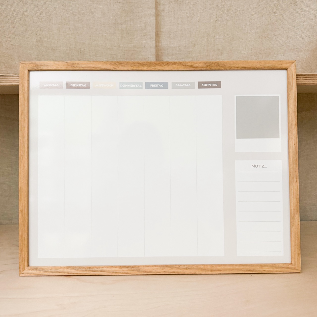 Wochenplan & Tagesablauf A3