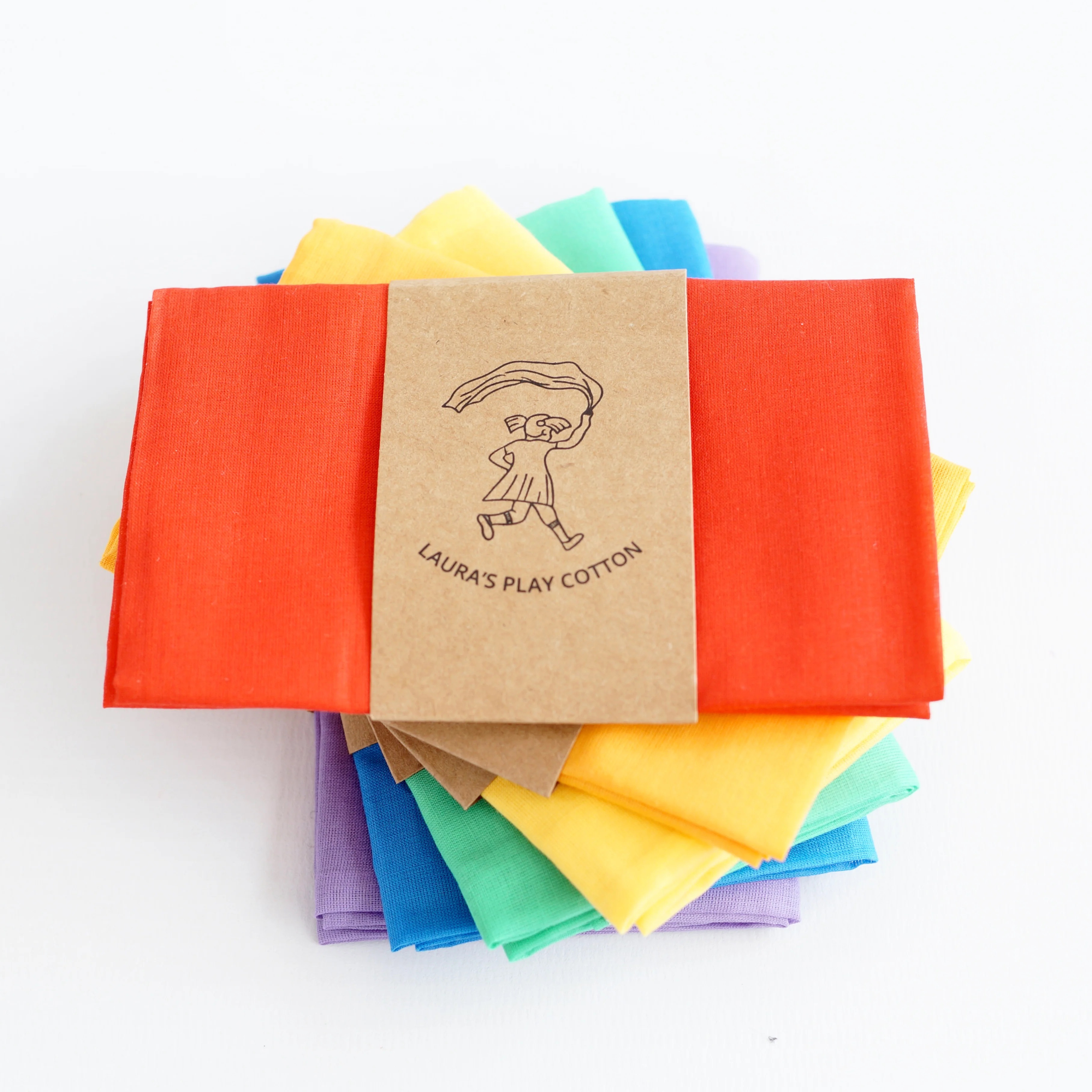 Spieltuch Set Rainbow Classic 50 x 50 cm