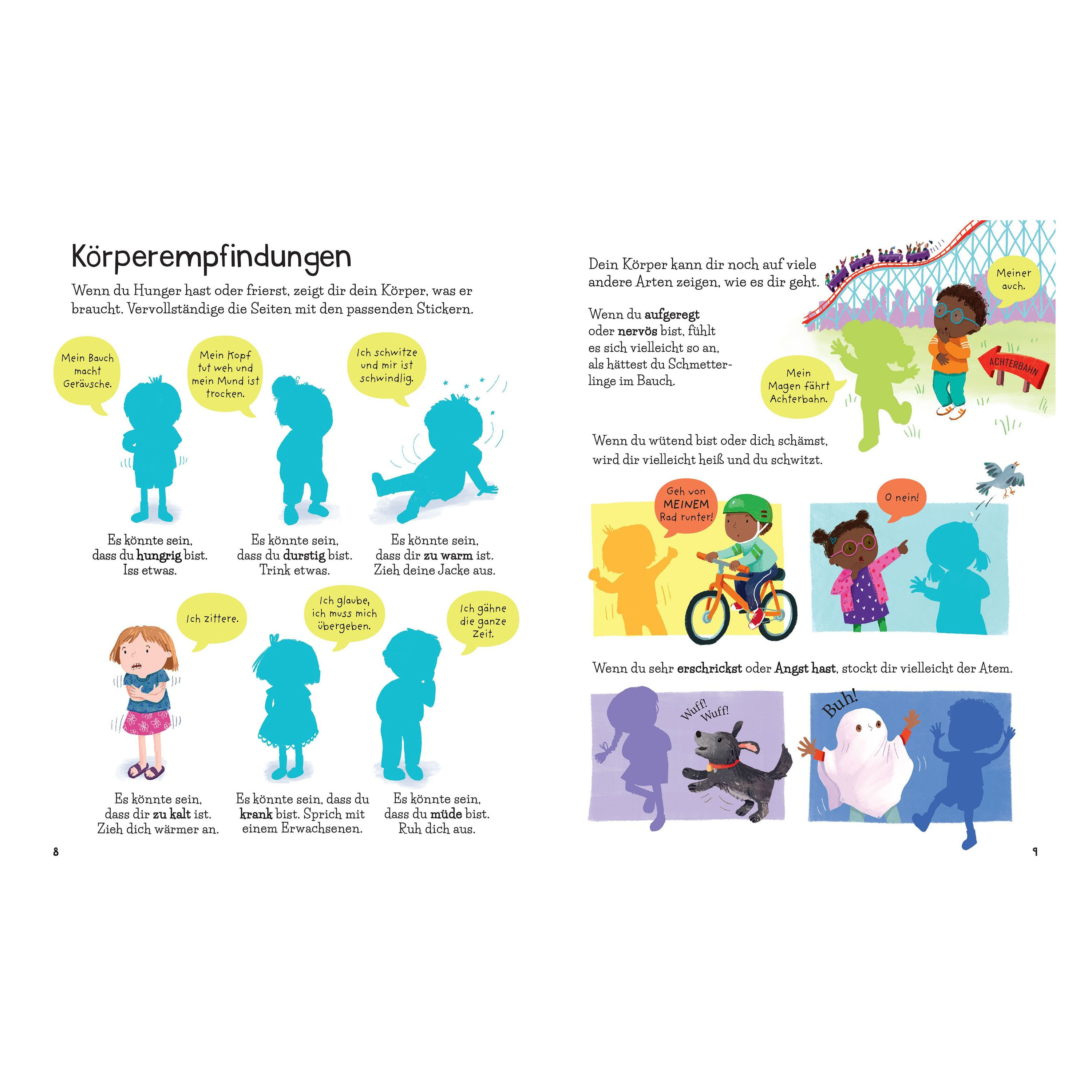 Mein erstes Stickerbuch: Gefühle