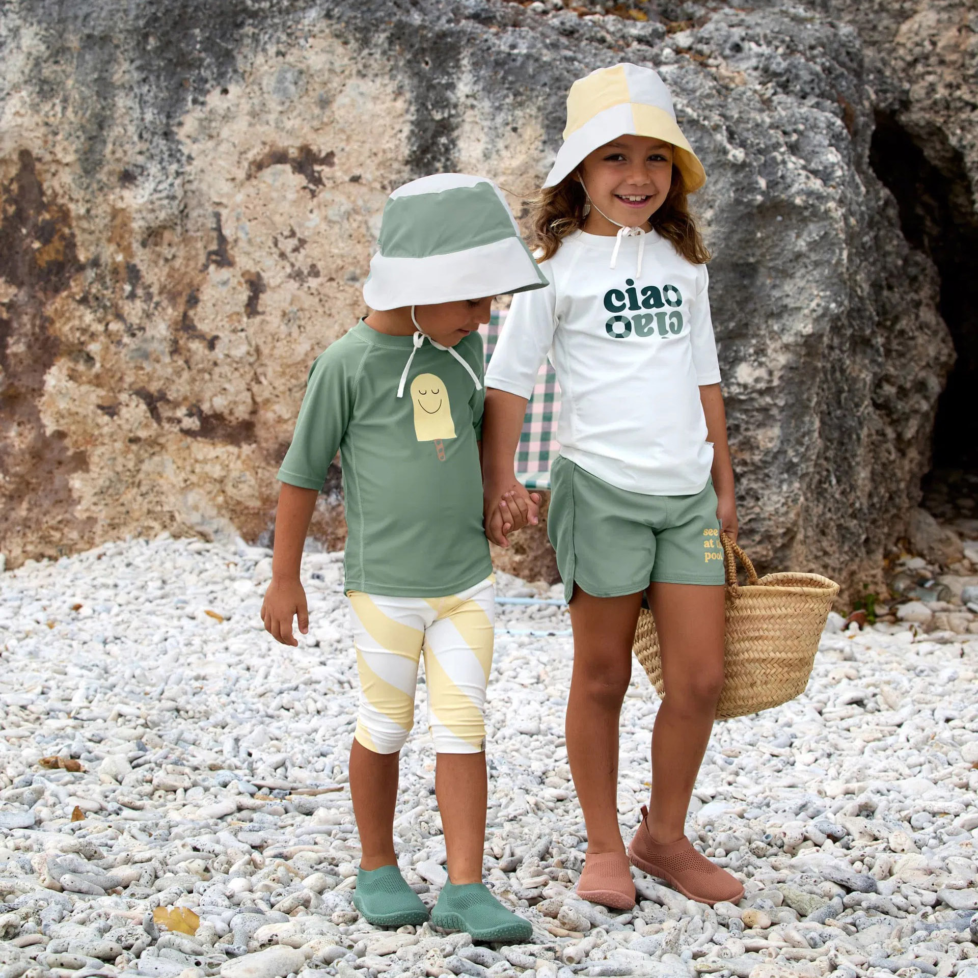 UV-Shirt kurzarm Eis Grün