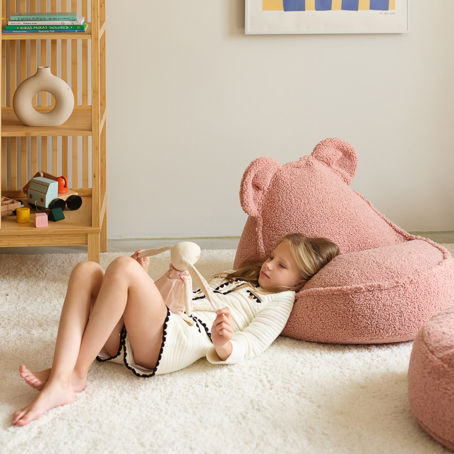 Sitzsack Bär Teddy Guava Pink Sitzsack Bär Teddy Guava Pink