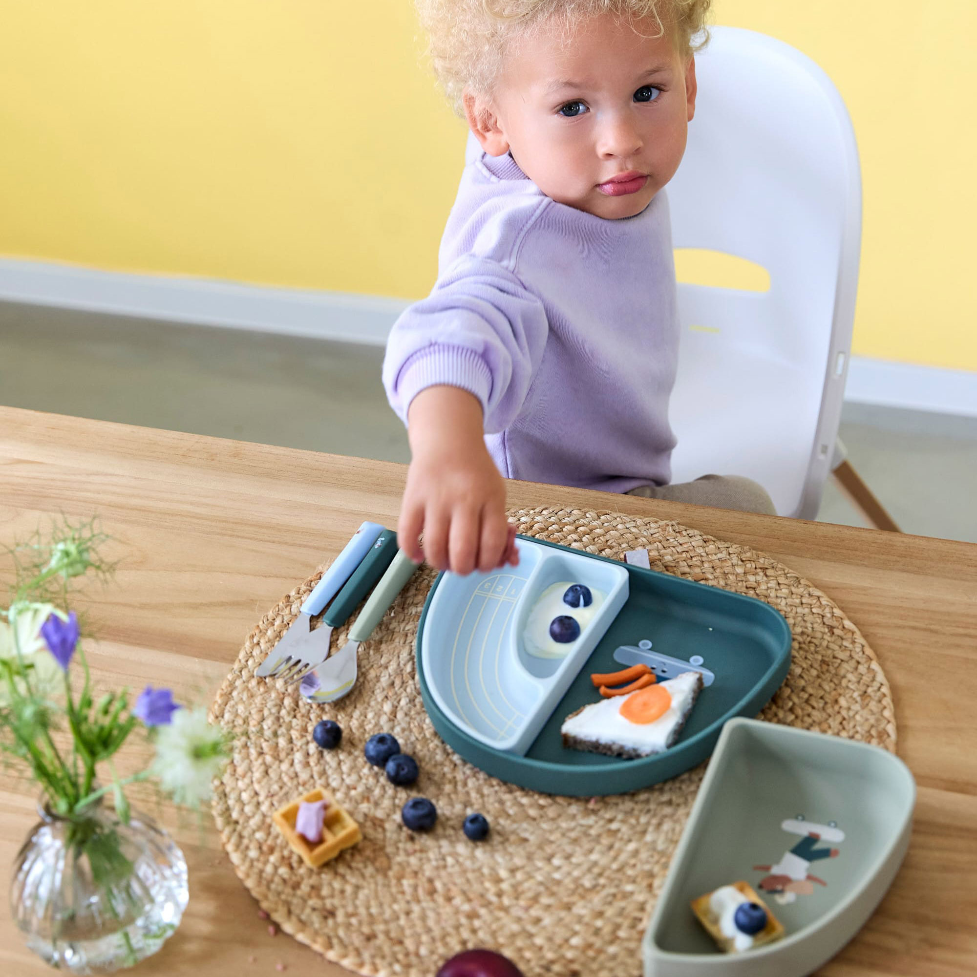 Menü Teller Set Tiny Team Dog