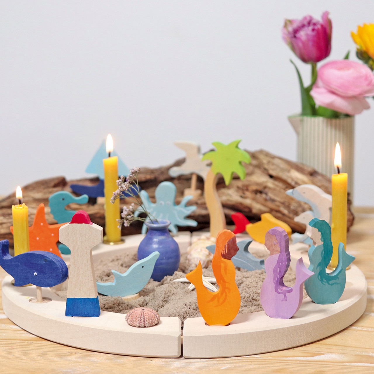 Steckfigur Meerjungfrau Amethyst Steckfigur Meerjungfrau Amethyst